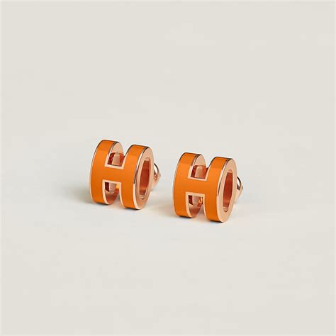 hermes replica earrings|hermes mini pop h earrings.